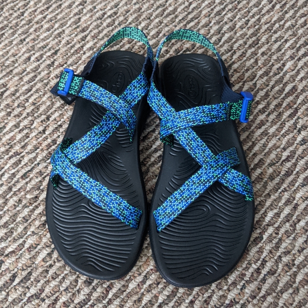 Chaco Women's ZVOLV Scaled Royal Blue Sandals